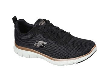 Skechers - FLEX APPEAL 4.0 BRILLIANT VIEW - 149303 BKRG - Schwarz