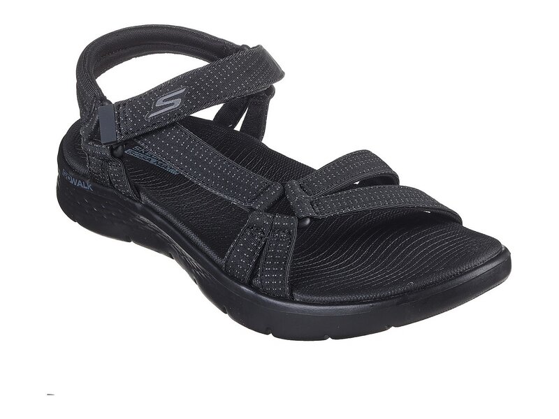 Skechers - GO WALK FLEX SANDAL SUBLIME - 141451 BBK - Schwarz 