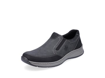 Rieker - Slipper: Namur - Grau