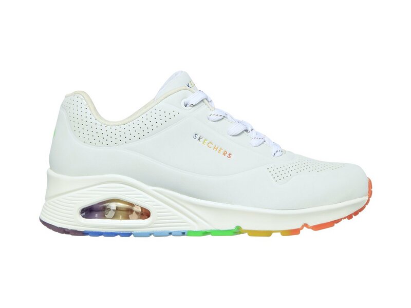 Skechers - UNO RAINBOW PEAKS - 155133 WHT - Weiß 