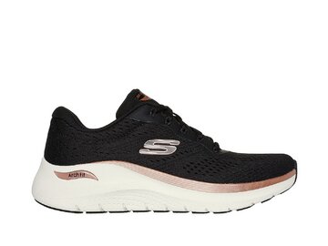 Skechers - ARCH FIT 2.0 GLOW THE DISTANCE - 150067 BKRG - Schwarz