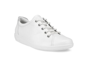 Ecco - Soft 2.0 W Lace Up Lea - 20650301007 - Weiß