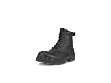 Ecco - Schnürstiefel: GRAINER M - Schwarz