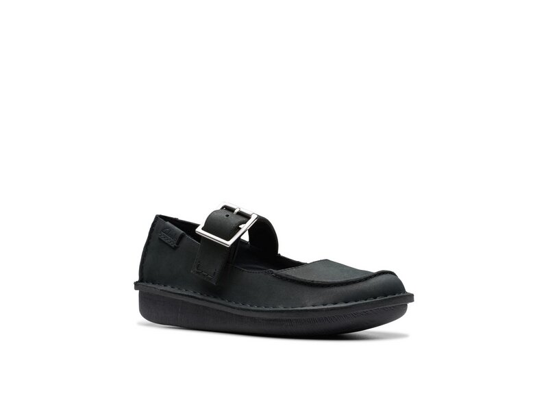 Clarks - Funny Bar - 261764424 - Black Oily Lea 