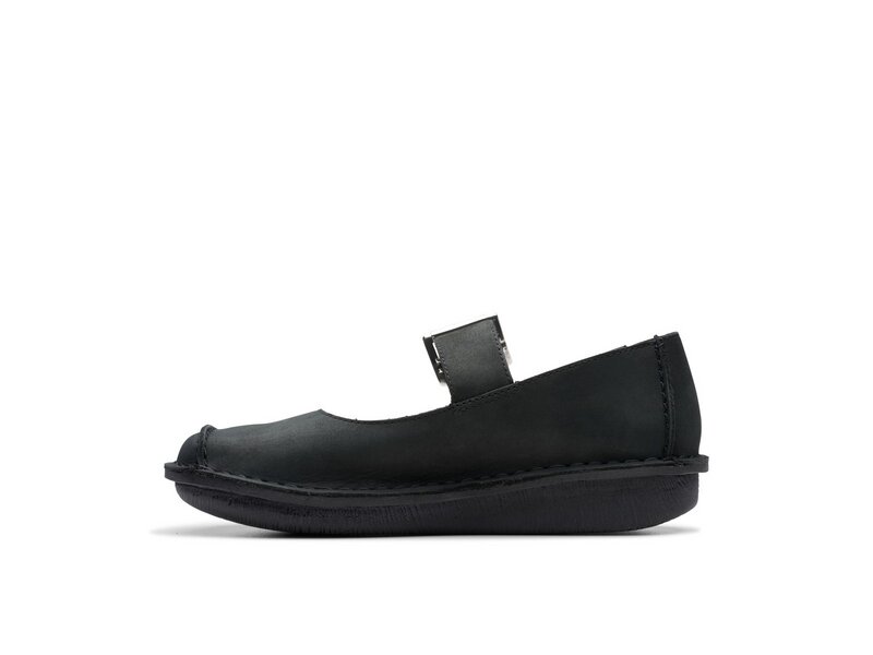 Clarks - Funny Bar - 261764424 - Black Oily Lea 