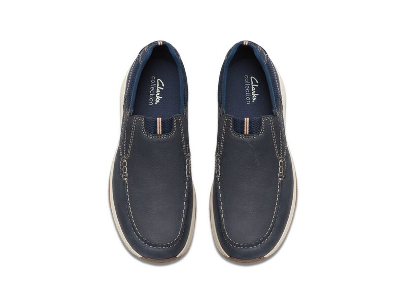 Clarks - Sailview Step - 261769767 - Navy Nubuck 