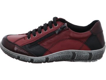 Gemini - Lack/Kombi Schnürschuh - Rot