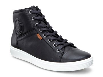 Ecco - 430023/01001 - ECCO WOMENS SOFT 7 HIGH TOP - Schwarz