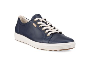 Ecco - Soft 7 W Lace Up Lea - 43000311038 - Blau