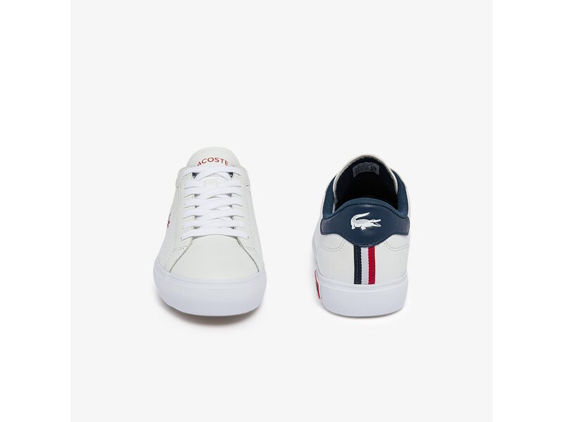 Lacoste - Vulcanized Sneakers Powercourt Tri22 1 SFA - 43SFA0030_407 - Weiß;Blau 