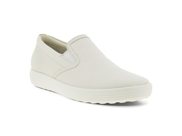 Ecco - Soft 7 W Slip-On Lea - 47049359529 - Weiß