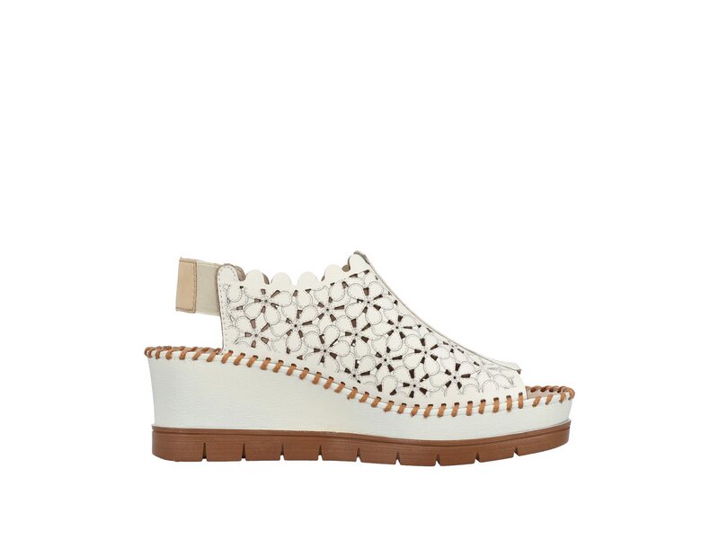 Rieker - 60355-80 - Offwhite/Offwhite/Tan 