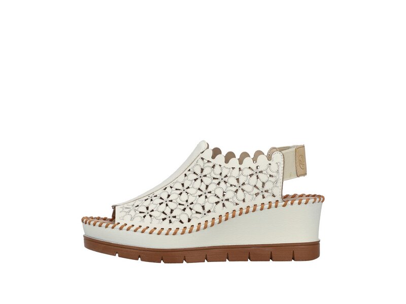 Rieker - 60355-80 - Offwhite/Offwhite/Tan 