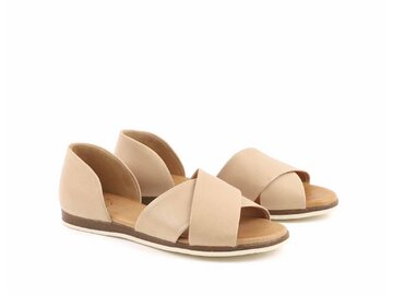 Apple of Eden CHIUSI 29 Flat Sandal Nude