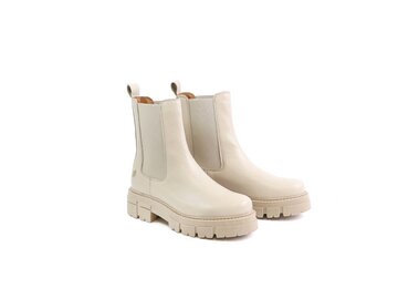 Apple of Eden - Chunky Chelsea Boot - CONNY 68.1 IVORY - Beige