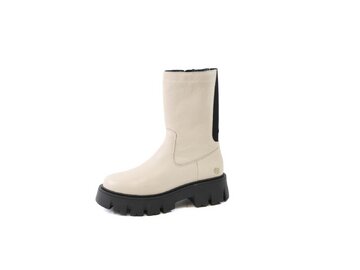 Apple of Eden - Chunky Zip Boot - GENEVA 68 IVORY - Beige