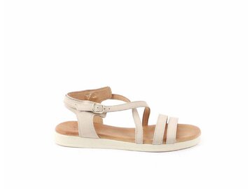 Apple of Eden - IRINA 68.1 - Flat Sandal - Ivory