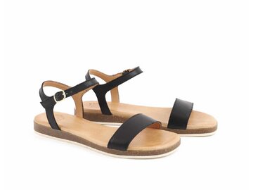 Apple of Eden - ISA 1 - Flat Sandal - Black