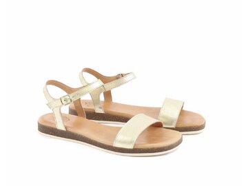 Apple of Eden - ISA 21 - Flat Sandal - Champagne