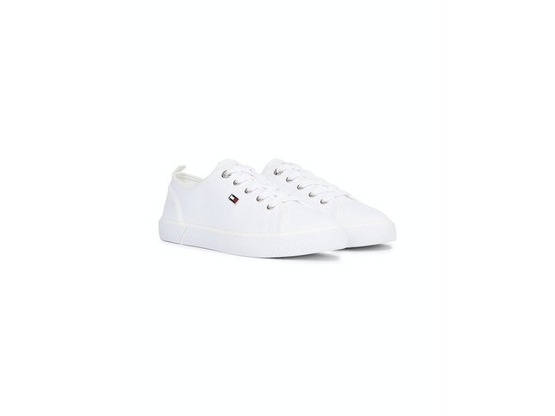 Tommy Hilfiger - Vulc Canvas Sneaker - FW0FW08063/YBS - White 