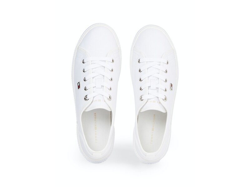 Tommy Hilfiger - Vulc Canvas Sneaker - FW0FW08063/YBS - White 