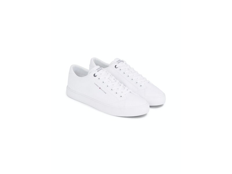 Tommy Hilfiger - Th Hi Vulc Low Canvas - FM0FM04882/YBS - White 