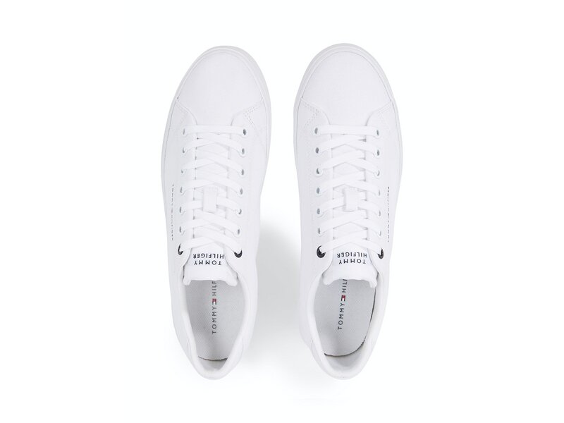 Tommy Hilfiger - Th Hi Vulc Low Canvas - FM0FM04882/YBS - White 