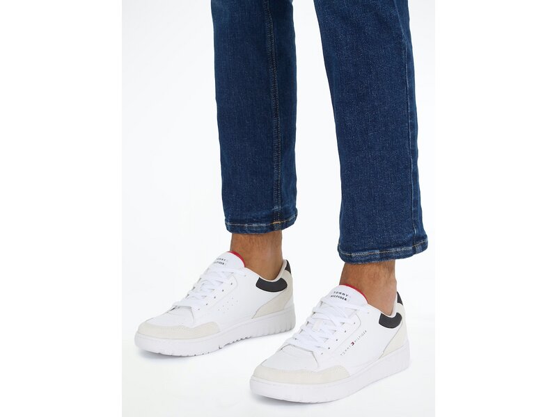 Tommy Hilfiger - Th Basket Core Lth Mix Ess - FM0FM05058/YBS - White 