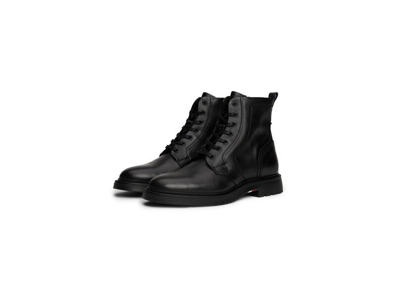 Tommy Hilfiger-HILFIGER COMFORT LWT LTH BOOT-Schwarz 