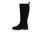 Tommy Hilfiger-FLAG SUEDE LONG BOOT ZIP-Schwarz 