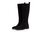 Tommy Hilfiger-FLAG SUEDE LONG BOOT ZIP-Schwarz 