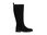 Tommy Hilfiger-FLAG SUEDE LONG BOOT ZIP-Schwarz 