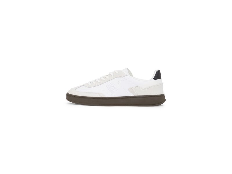 Tommy Hilfiger-TH HERITAGE COURT SNEAKER LTHR-Weiß 