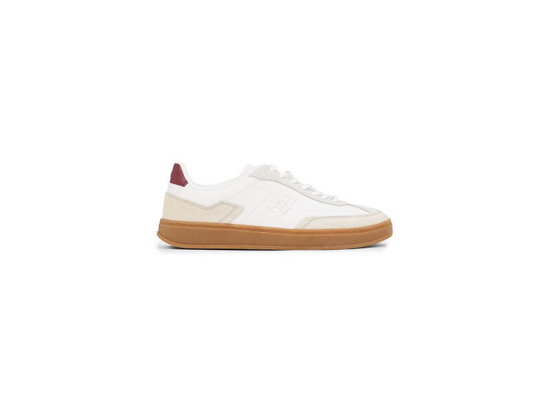 Tommy Hilfiger-TH HERITAGE COURT SNEAKER LTHR-Beige 