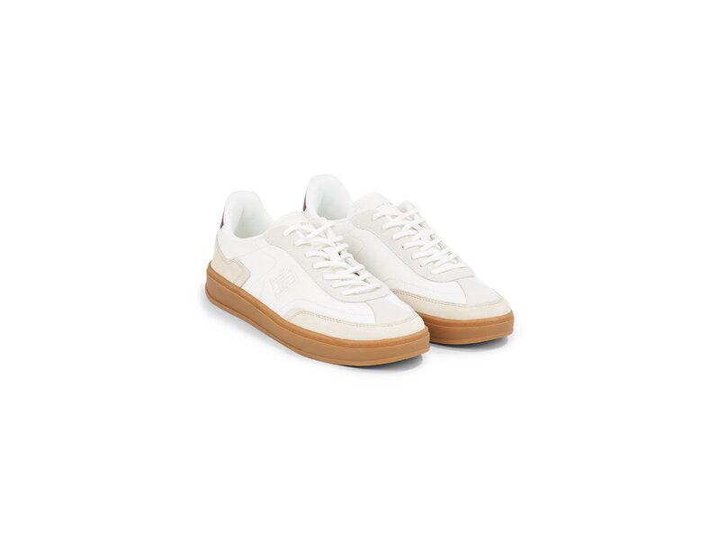 Tommy Hilfiger-TH HERITAGE COURT SNEAKER LTHR-Beige 