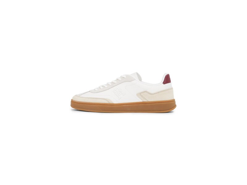 Tommy Hilfiger-TH HERITAGE COURT SNEAKER LTHR-Beige 