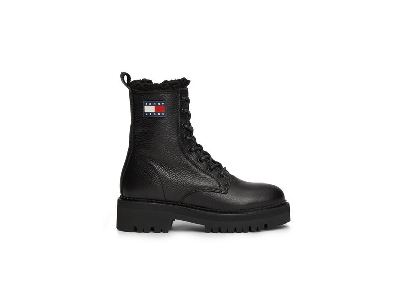 Tommy Hilfiger-TJW URBAN BOOT TUMBLED LTR WL-Schwarz 