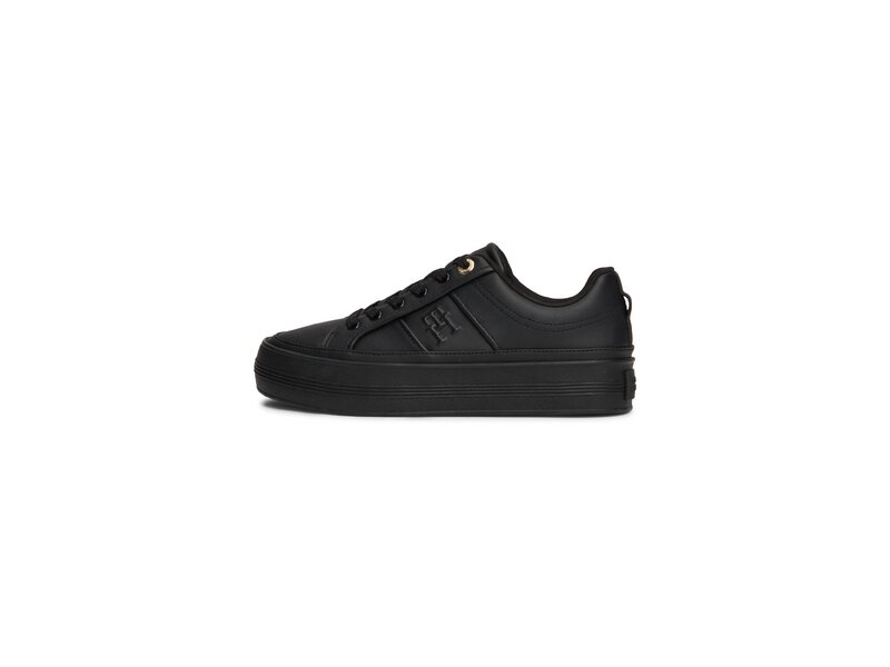 Tommy Hilfiger-ESSENTIAL VULC SNEAKER MONOGRAM-Schwarz 