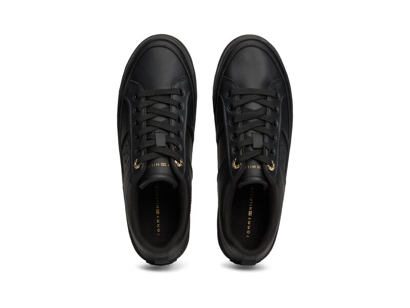 Tommy Hilfiger-ESSENTIAL VULC SNEAKER MONOGRAM-Schwarz 