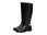 Tommy Hilfiger-TH LOGO LEATHER LONG BOOT-Schwarz 