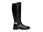 Tommy Hilfiger-TH LOGO LEATHER LONG BOOT-Schwarz 