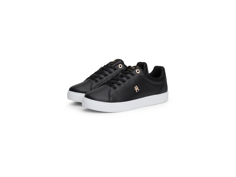 Tommy Hilfiger-ELEVATED ESSENT SNEAKER MONOGRAM-Schwarz 