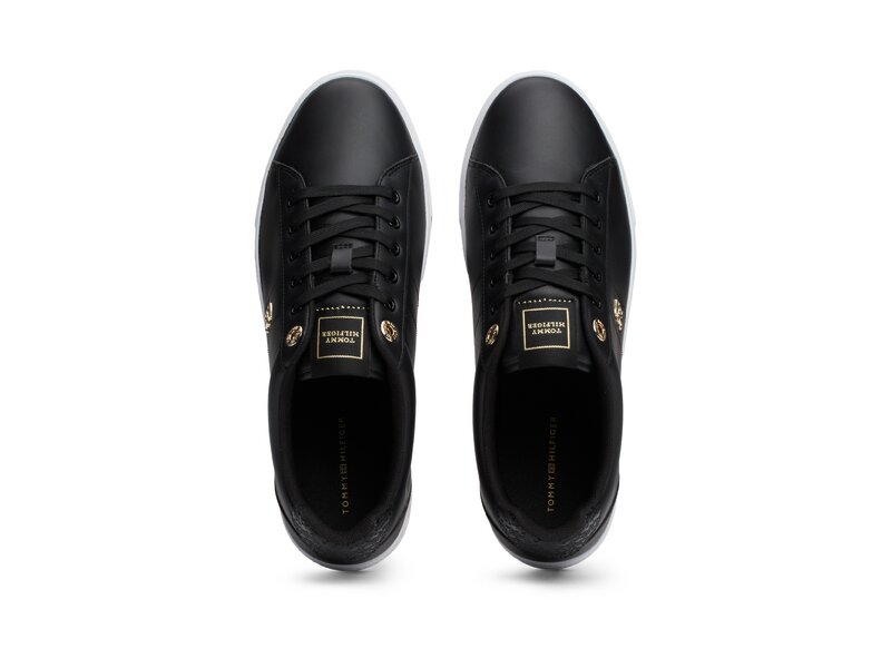 Tommy Hilfiger-ELEVATED ESSENT SNEAKER MONOGRAM-Schwarz 