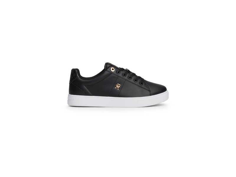 Tommy Hilfiger-ELEVATED ESSENT SNEAKER MONOGRAM-Schwarz 