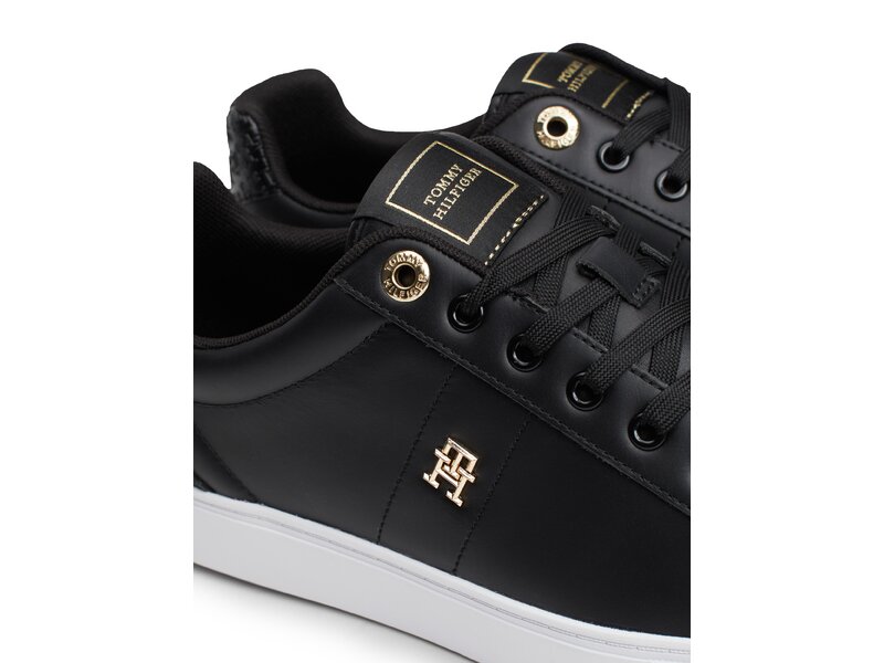 Tommy Hilfiger-ELEVATED ESSENT SNEAKER MONOGRAM-Schwarz 