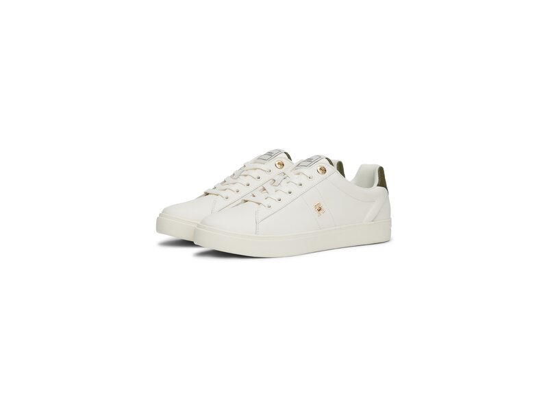 Tommy Hilfiger-ELEVATED ESSENT SNEAKER MONOGRAM-Weiß 