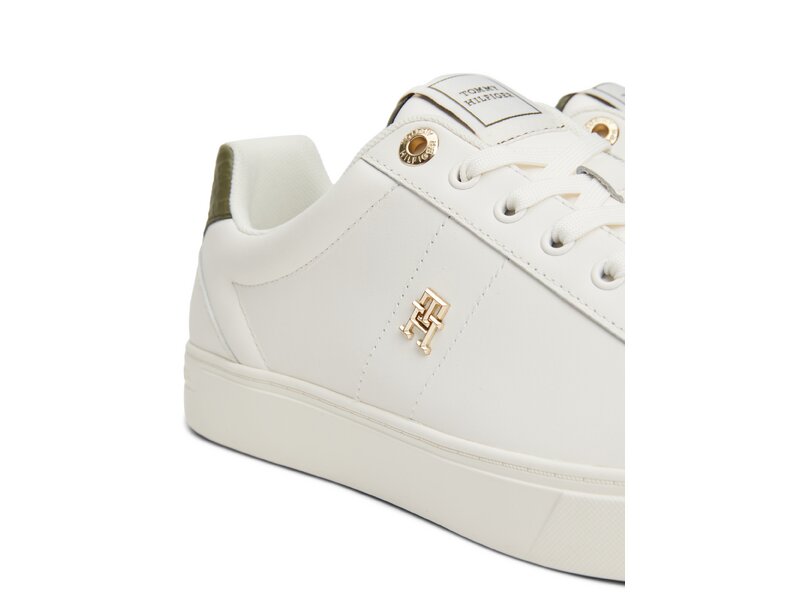 Tommy Hilfiger-ELEVATED ESSENT SNEAKER MONOGRAM-Weiß 