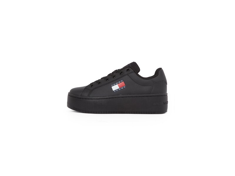 Tommy Hilfiger-TJW FLATFORM ESS-Schwarz 