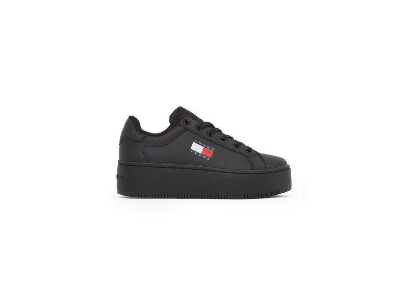 Tommy Hilfiger-TJW FLATFORM ESS-Schwarz 