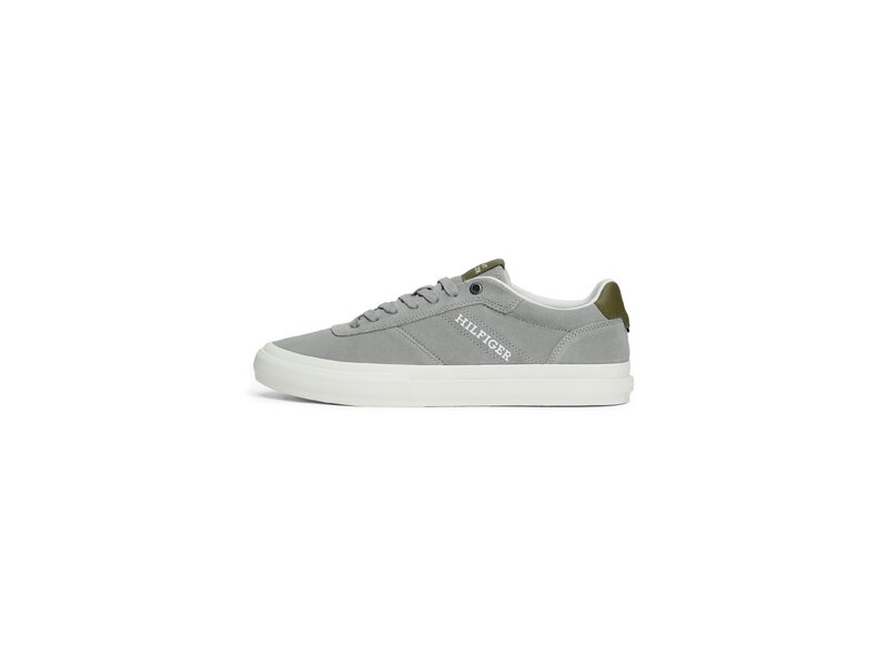 Tommy Hilfiger-TH HI VULC LOW STREET SUEDE-Grau 